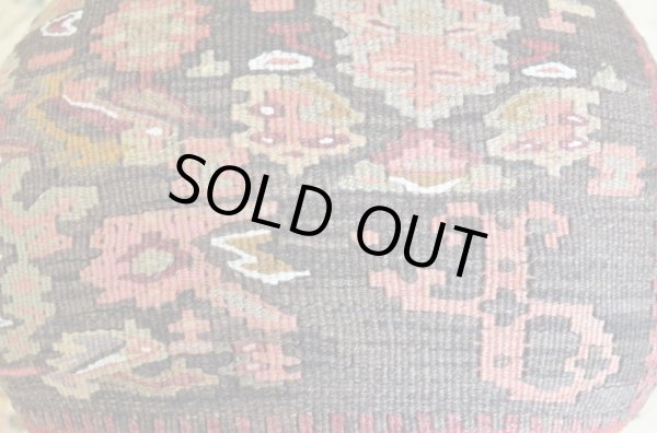 画像6: オールドキリムオットマン/丸 (6)