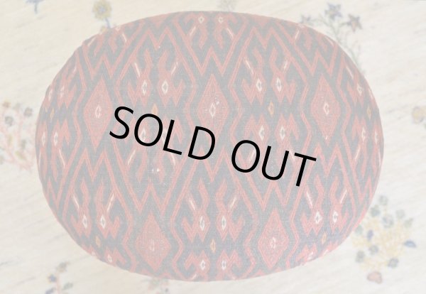 画像5: オールドキリムオットマン/楕円 (5)