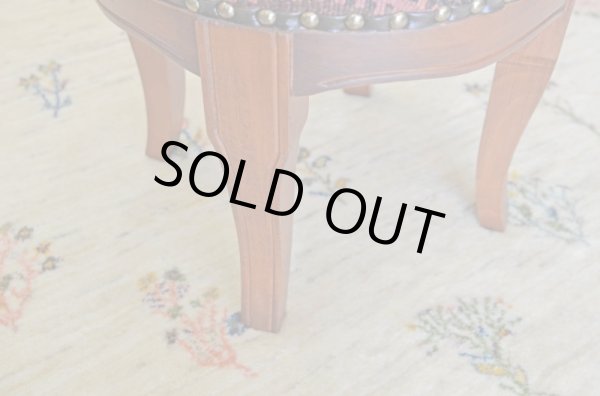 画像4: オールドキリムオットマン/丸 (4)