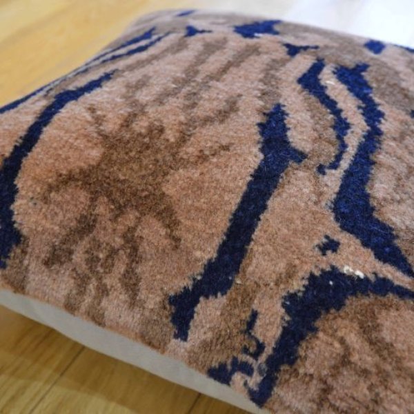 画像4: アンティーク絨毯クッションカバー 40×40cm  (4)