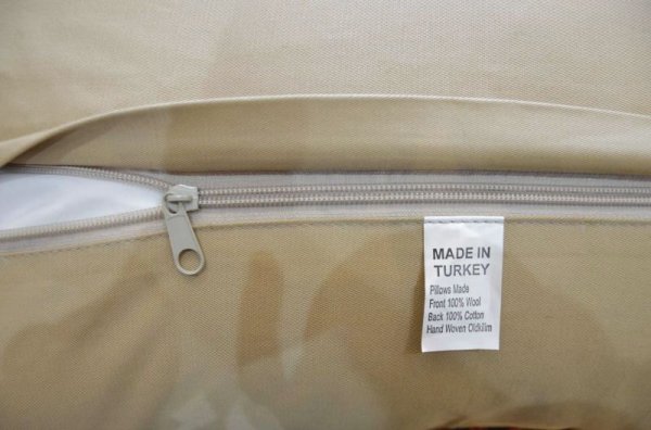 画像3: キリムクッションカバー 60×40cm (中材付き) (3)