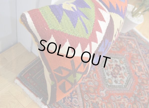 画像4: キリムクッションカバー 60×40cm (中材付き) (4)