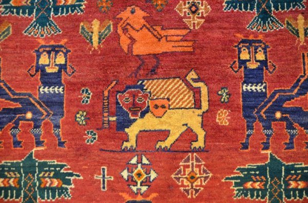 画像3: オールドギャッベ (ライオン)192×110cm (3)