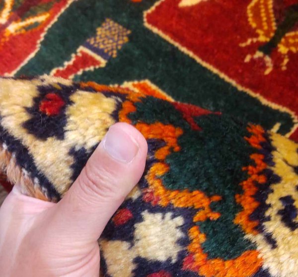 画像7: オールドギャッベ (ライオン)192×110cm (7)