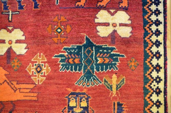 画像4: オールドギャッベ (ライオン)192×110cm (4)