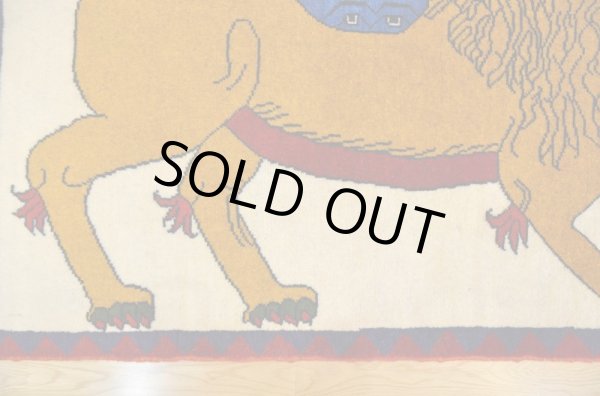 画像6: オールドギャッベ （ライオン）140×100cm (6)