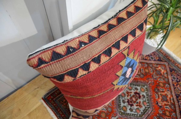 画像5: キリムクッションカバー 50×50cm (中材付き) (5)