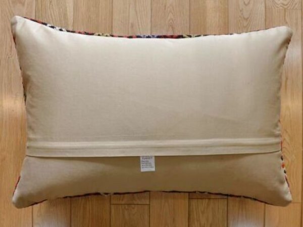 画像2: キリムクッションカバー 60×40cm (中材付き) (2)