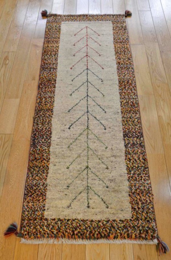 画像3: ギャッベ細長サイズ145×55 (3)