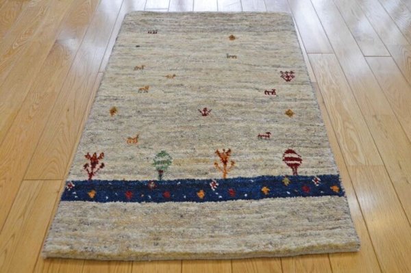 画像3: ギャッベ/玄関マット大89×59cm (3)