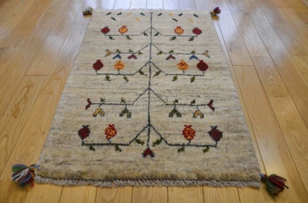 画像4: ギャッベ/玄関マット大90×60cm (4)