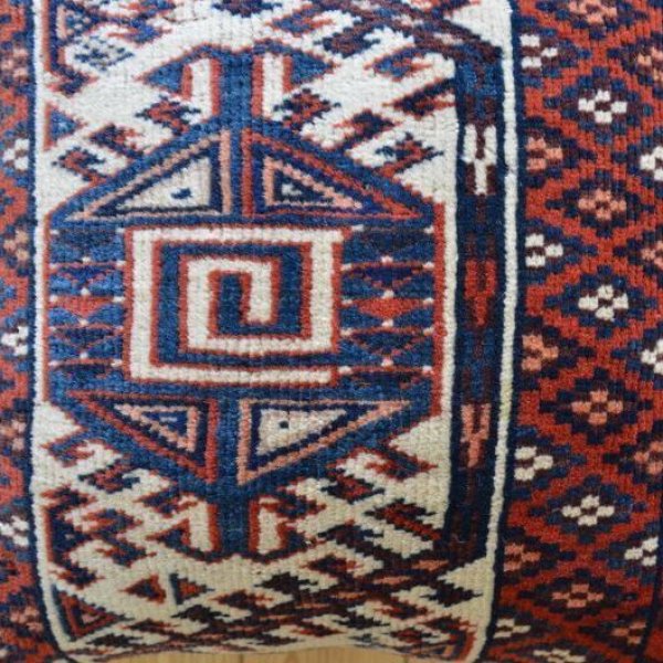 画像3: アンティーク絨毯クッションカバー 40×40cm  (3)