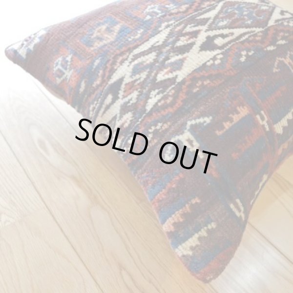 画像4: アンティーク絨毯クッションカバー 40×40cm  (4)