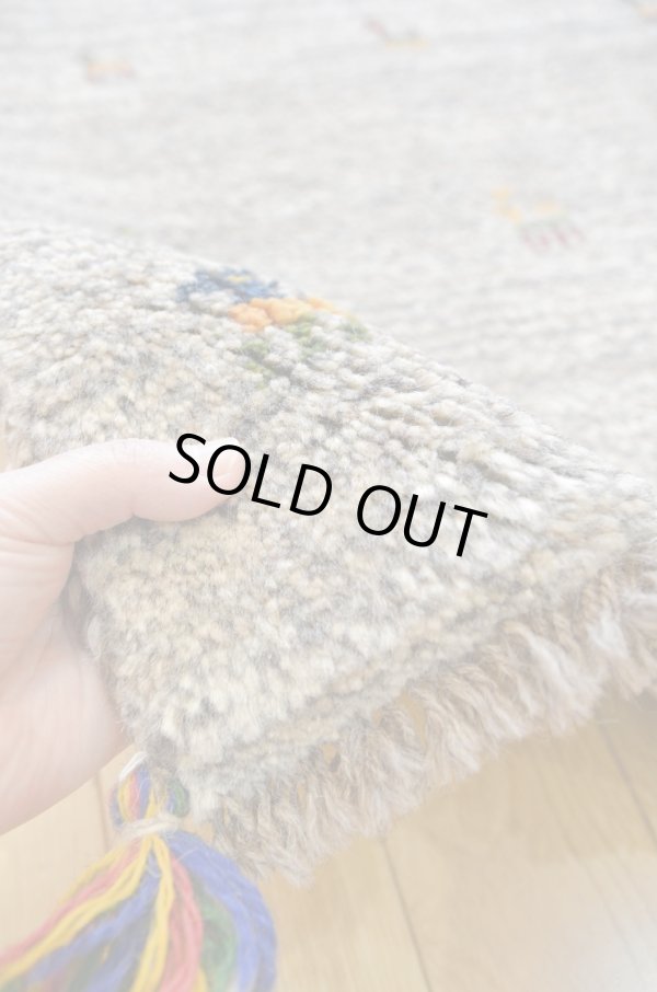 画像9: ギャッベ/玄関マット大91×58cm (9)