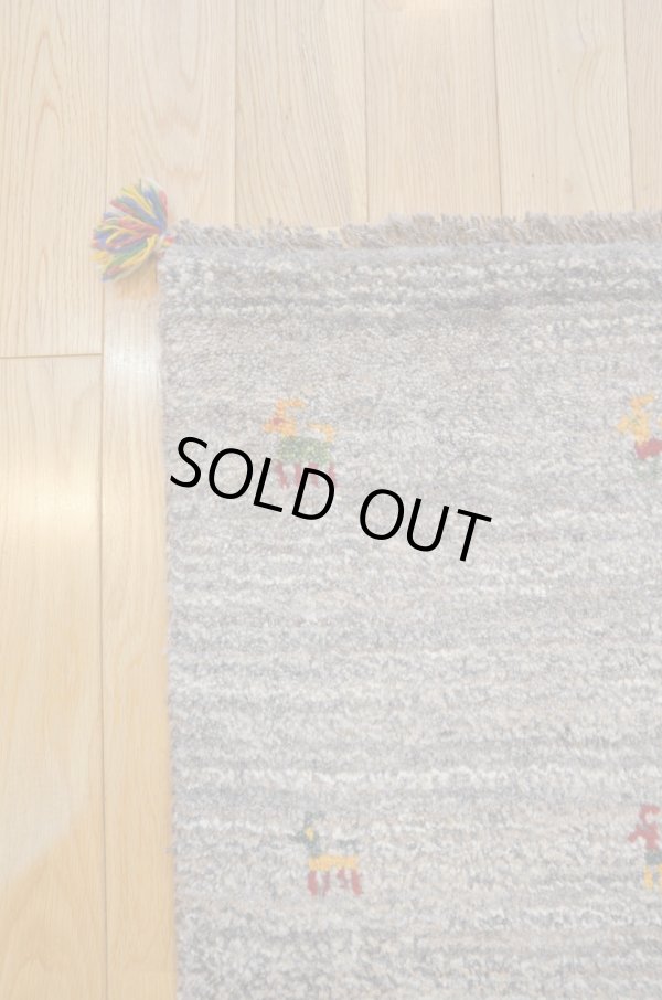 画像5: ギャッベ/玄関マット大91×58cm (5)