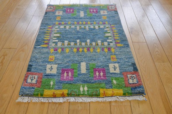 画像3: ギャッベ/玄関マット大86×57cm (3)