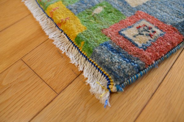 画像9: ギャッベ/玄関マット大86×57cm (9)