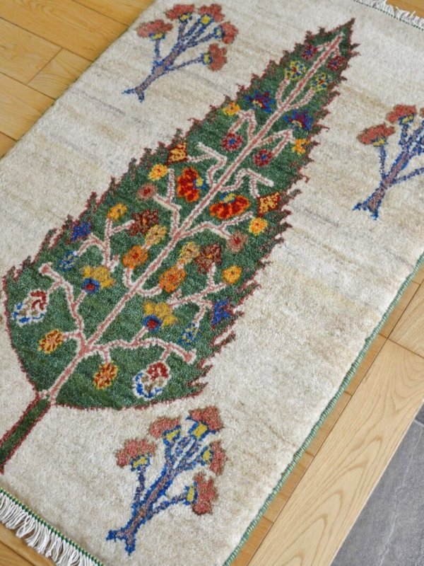 画像1: ギャッベ/玄関マット大91×57cm (1)