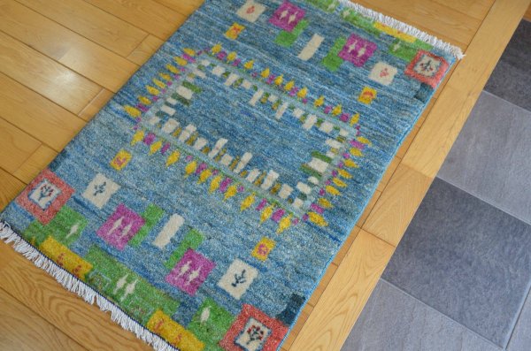 画像2: ギャッベ/玄関マット大86×57cm (2)