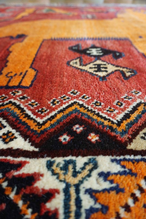 画像8: オールドギャッベ(ライオン)208×130cm (8)