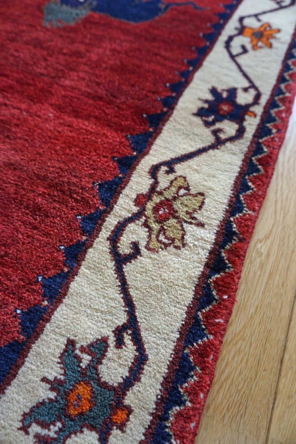 画像6: オールドギャッベ(ライオン)217×140cm (6)