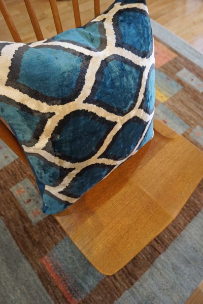 画像3: シルク&ベルベットクッションカバー約50×50cm（中材付き）