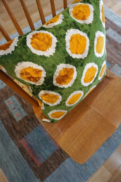 画像3: シルク&ベルベットクッションカバー約50×50cm（中材付き）