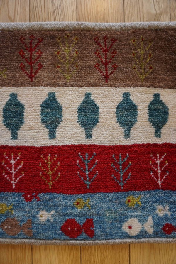 画像3: カシュクリ/座布団サイズ・四角41×38cm（フリンジなし） (3)