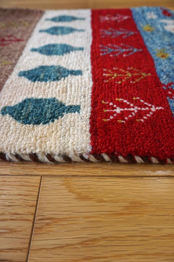 画像4: カシュクリ/座布団サイズ・四角41×38cm（フリンジなし） (4)