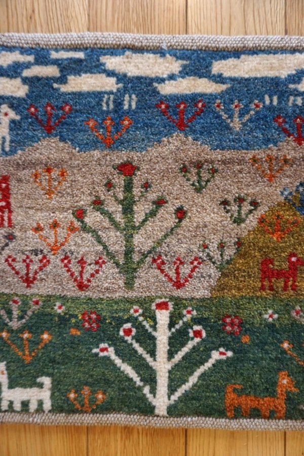 画像3: カシュクリ/座布団サイズ・四角35×34cm（フリンジなし） (3)