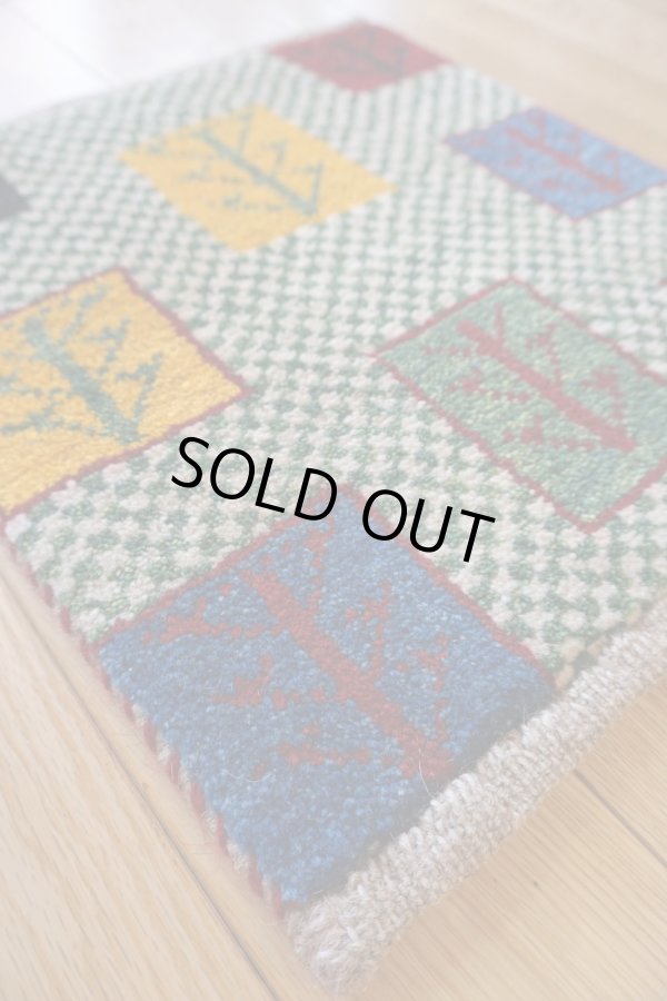 画像2: カシュクリ/座布団サイズ・四角38×35cm(フリンジなし) (2)