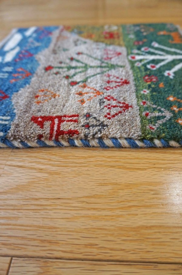 画像4: カシュクリ/座布団サイズ・四角35×34cm（フリンジなし） (4)