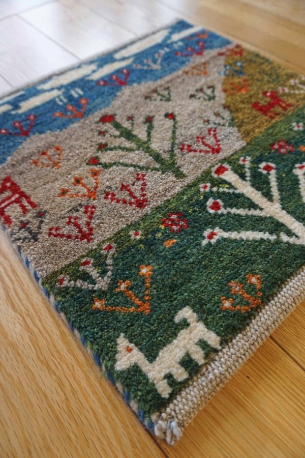 画像2: カシュクリ/座布団サイズ・四角35×34cm（フリンジなし） (2)