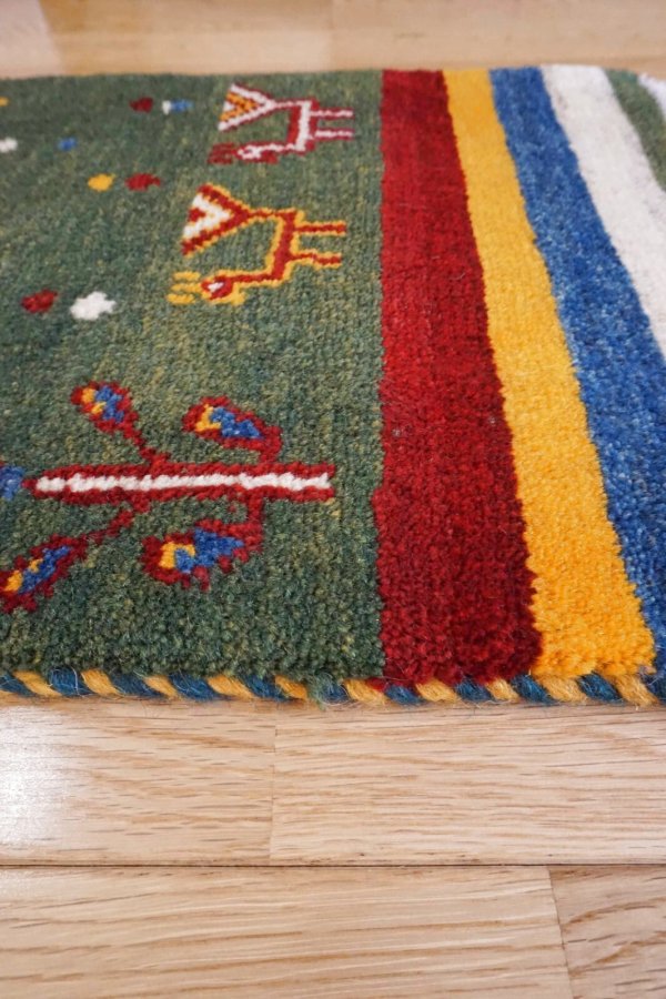 画像4: カシュクリ/座布団サイズ・四角40×37cm(フリンジなし) (4)