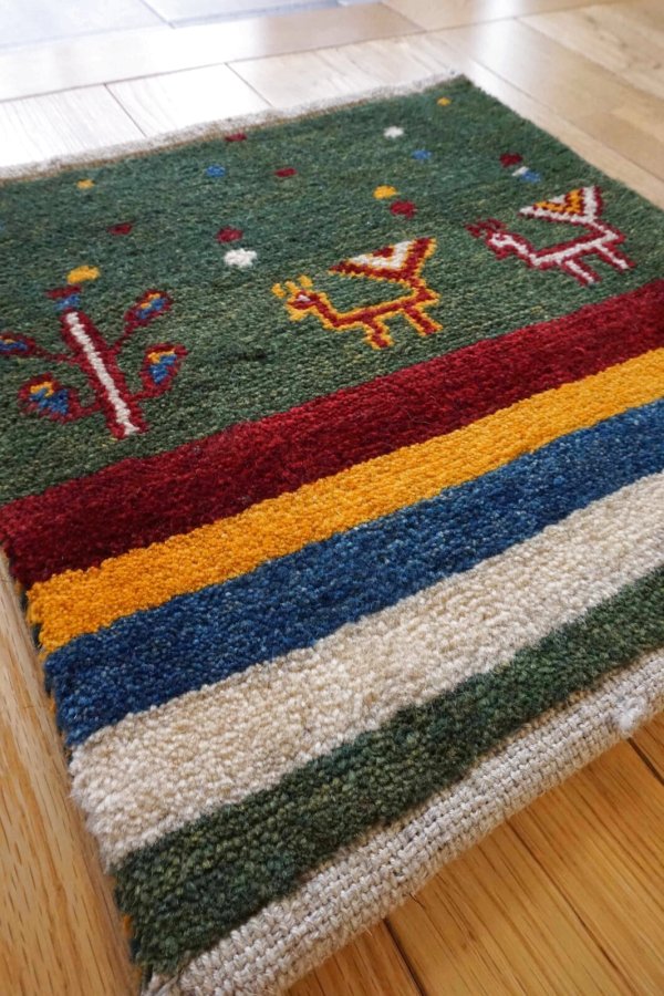 画像2: カシュクリ/座布団サイズ・四角40×37cm(フリンジなし) (2)