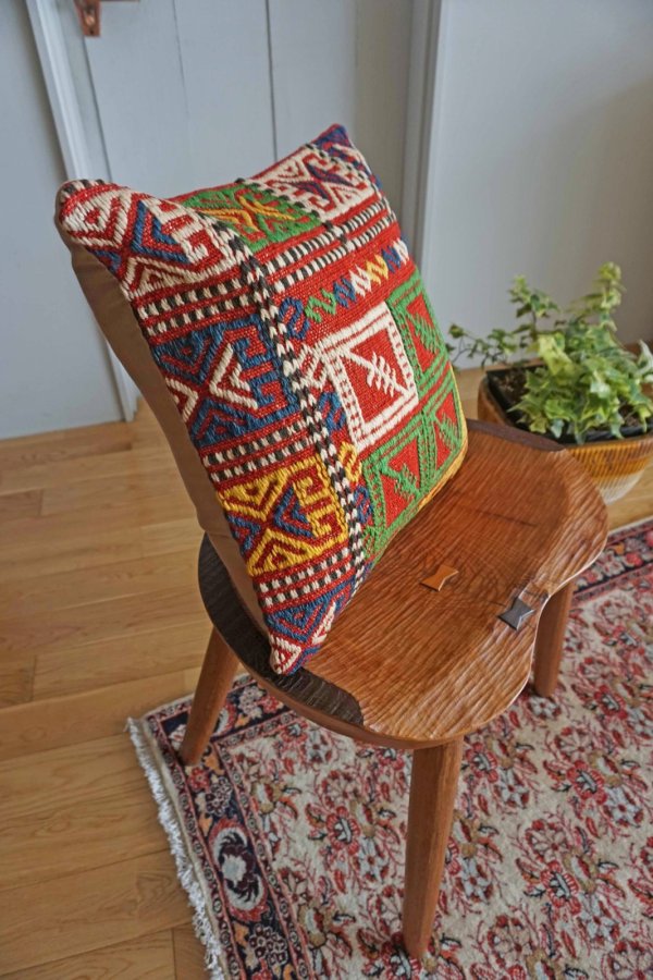 画像5: キリムクッションカバー 40×40cm  (5)