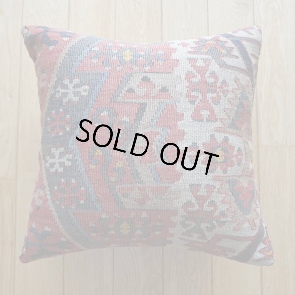 画像1: キリムクッションカバー 40×40cm  (1)