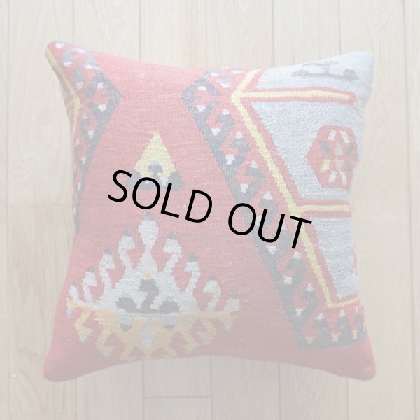 画像1: キリムクッションカバー 40×40cm  (1)