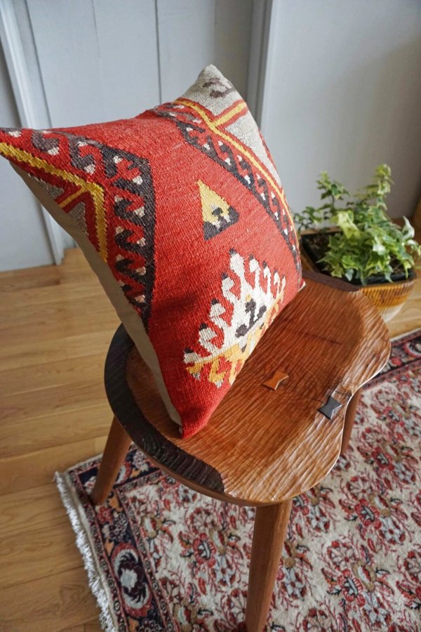 画像5: キリムクッションカバー 40×40cm  (5)