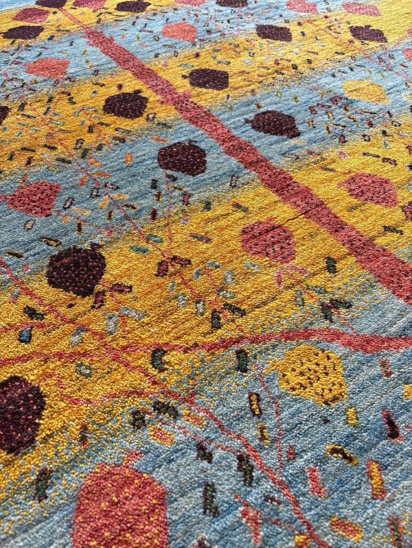 画像4: カシュクリ/センターラグサイズ205×152cm (4)