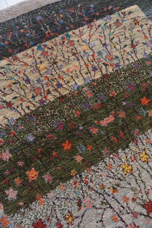 画像4: ルリバフ/センターラグサイズ194×149cm (4)
