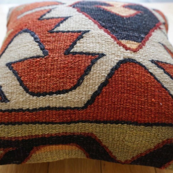 画像2: キリムクッションカバー 40×40cm  (2)
