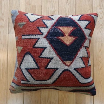 画像1: キリムクッションカバー 40×40cm 