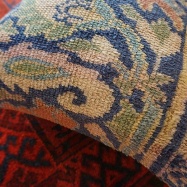 画像3: アンティーク絨毯クッションカバー 40×40cm  (3)