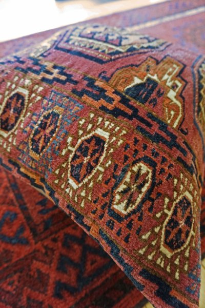 画像2: アンティーク絨毯クッションカバー 40×40cm 