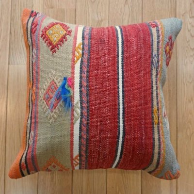 画像1: キリムクッションカバー 40×40cm