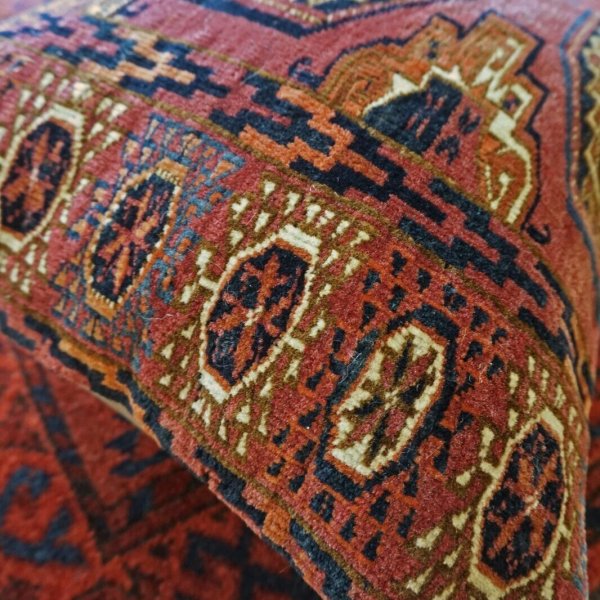 画像3: アンティーク絨毯クッションカバー 40×40cm  (3)