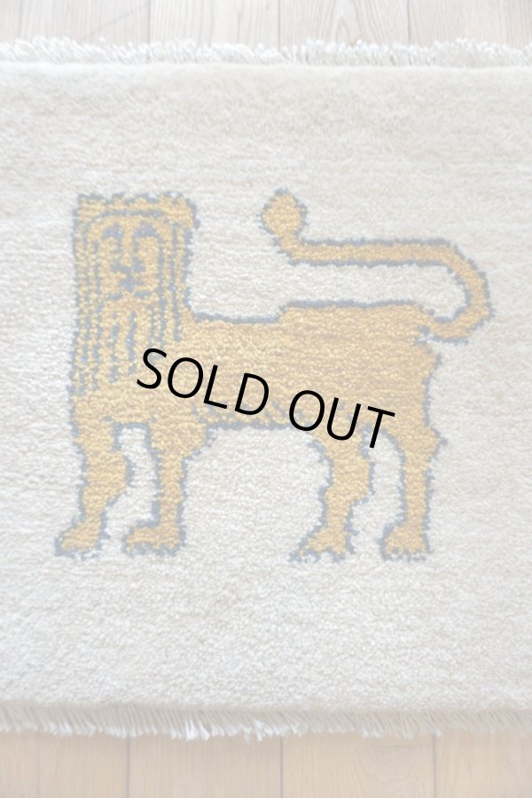 画像3: ギャッベ/座布団サイズ40×41cm（フリンジ・ボンボリあり） (3)