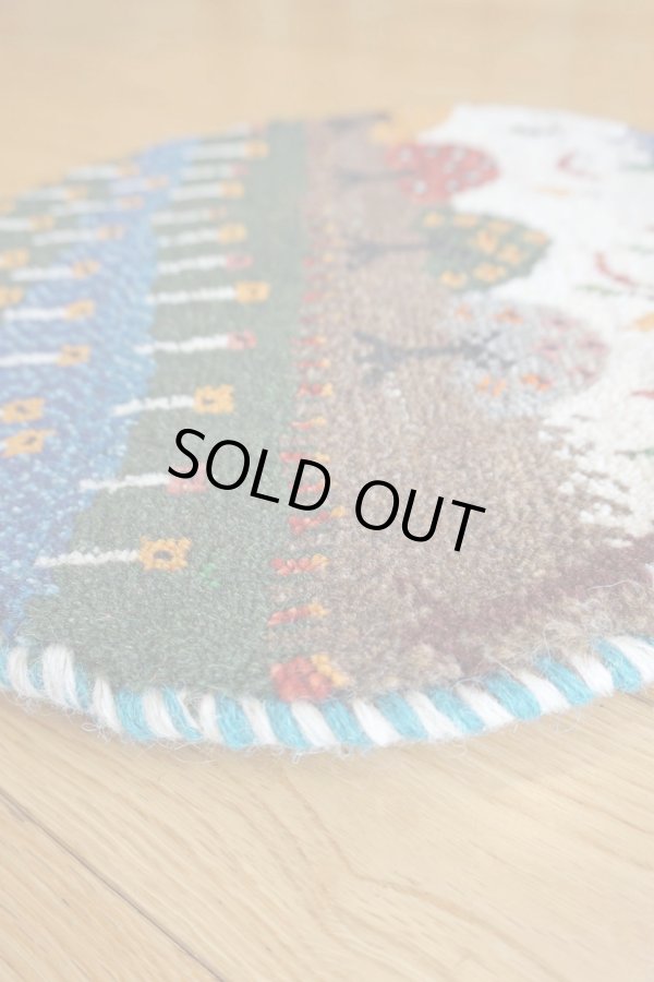 画像4: カシュクリ/座布団サイズ・丸38×38cm (4)