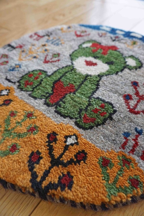 画像2: カシュクリ/座布団サイズ・丸39×39cm (2)